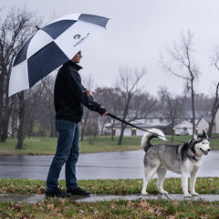 68" Windproof XL Golf Umbrella Double Vented Canopy Wind-Tested 46 mile per hour